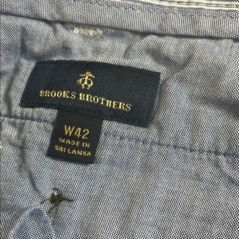 Brooks Brothers men’s W42 Men's  Stripe Shorts - Light Blue